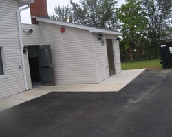 New Mechanical Room Addition that included new Concrete Footings, Slab, and Sidewalks at the Renovation of Capitol Heights Volunteer Fire Department 