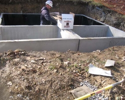 Precast Concrete Vault for the Raystown Lake Concrete Toilets for the Army Corps of Engineer