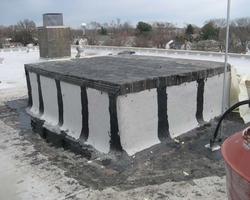 Shaft Wall and New Roof at the Phoenix Annapolis Center Elevator and Ramp Addition 