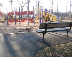Installed Playground equipment at Douglass Patterson Community Park